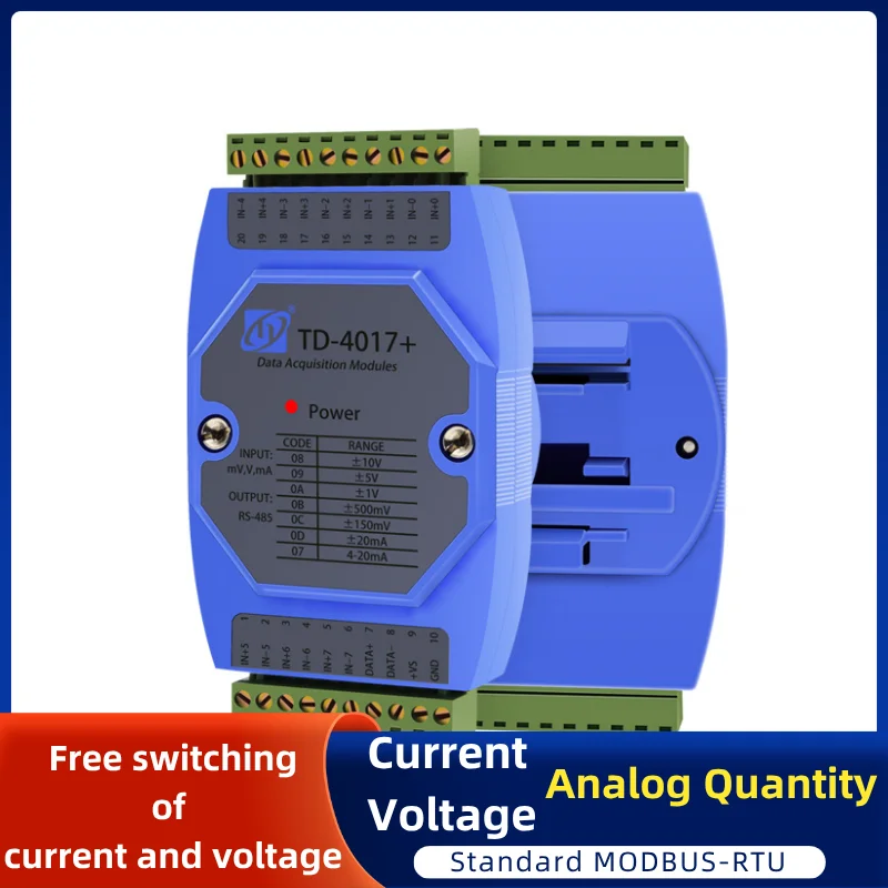 High Density Analog Module 16 Bit Resolution Din Rail Mountable Industrial Automation Ai Devicenication