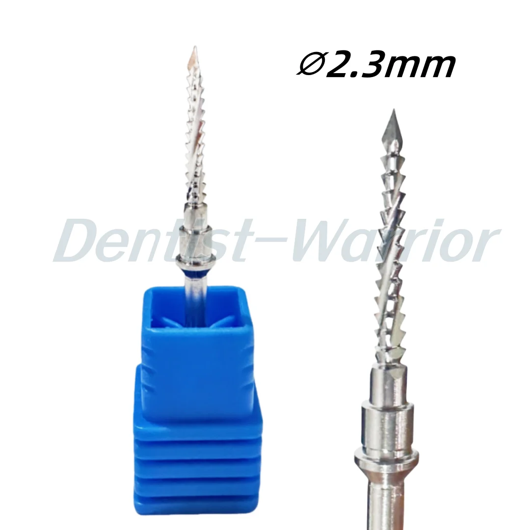 ∅2.3 Dental Cross Cutter Drill Implant Bone Side Cut Debris Blade Fit Lindemann Pointed Head