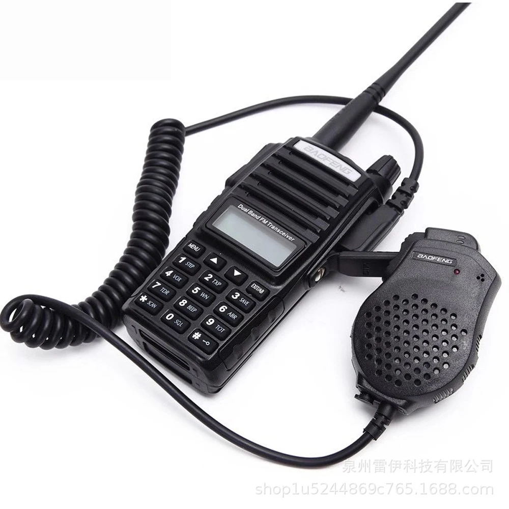 Baofeng ميكروفون UV-82 المزدوج PTT المتكلم الكتف هيئة التصنيع العسكري سماعة ل DM-1701 UVK5 UVK6 UV17 برو UV5RH UV-18i اسلكية تخاطب