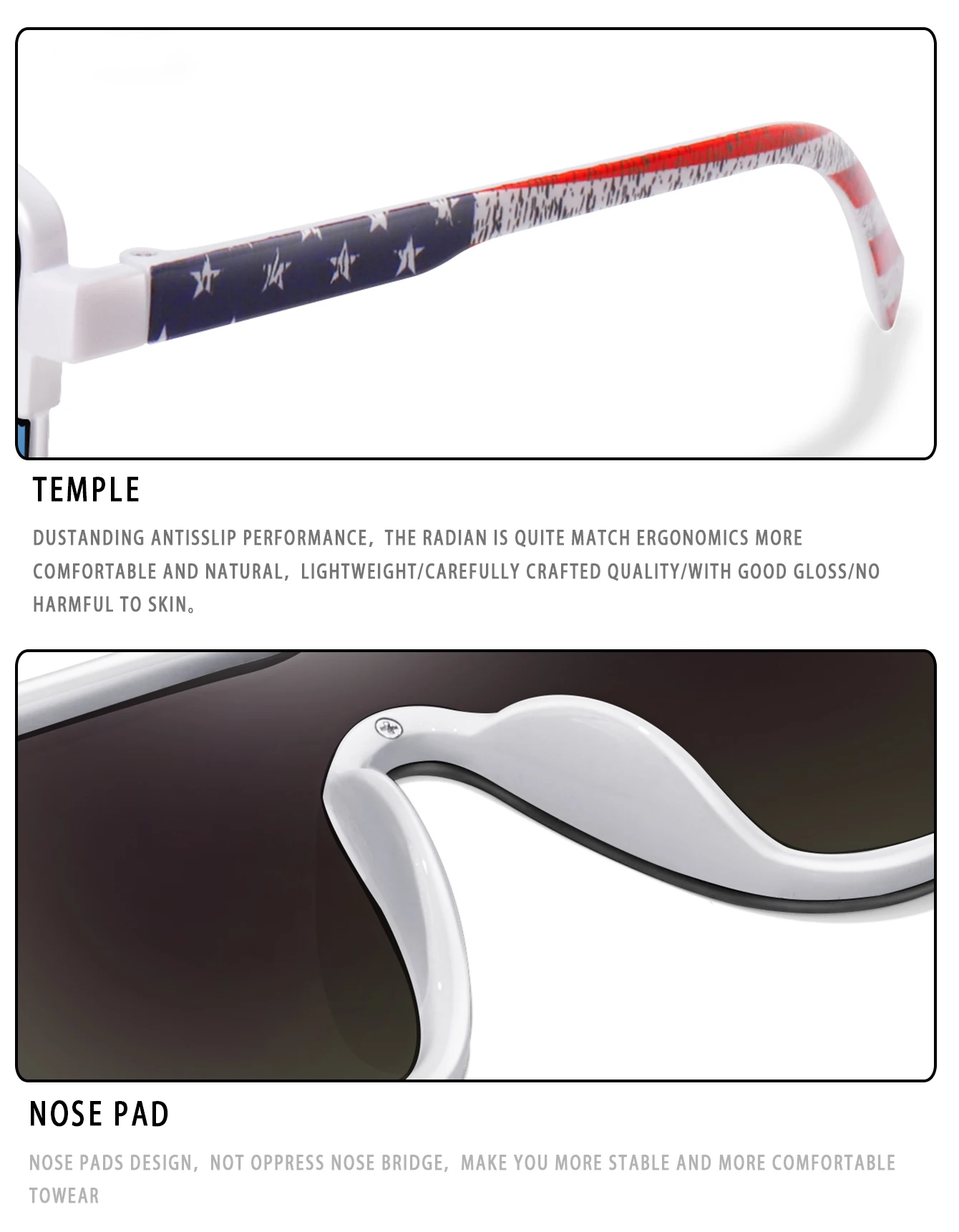 Neue Marke Fashion Square Großen Rahmen Sonnenbrille Männer Frauen Radfahren Brille Outdoor Sport Fahren Reise Winddicht Brillen Festival – Detail 17