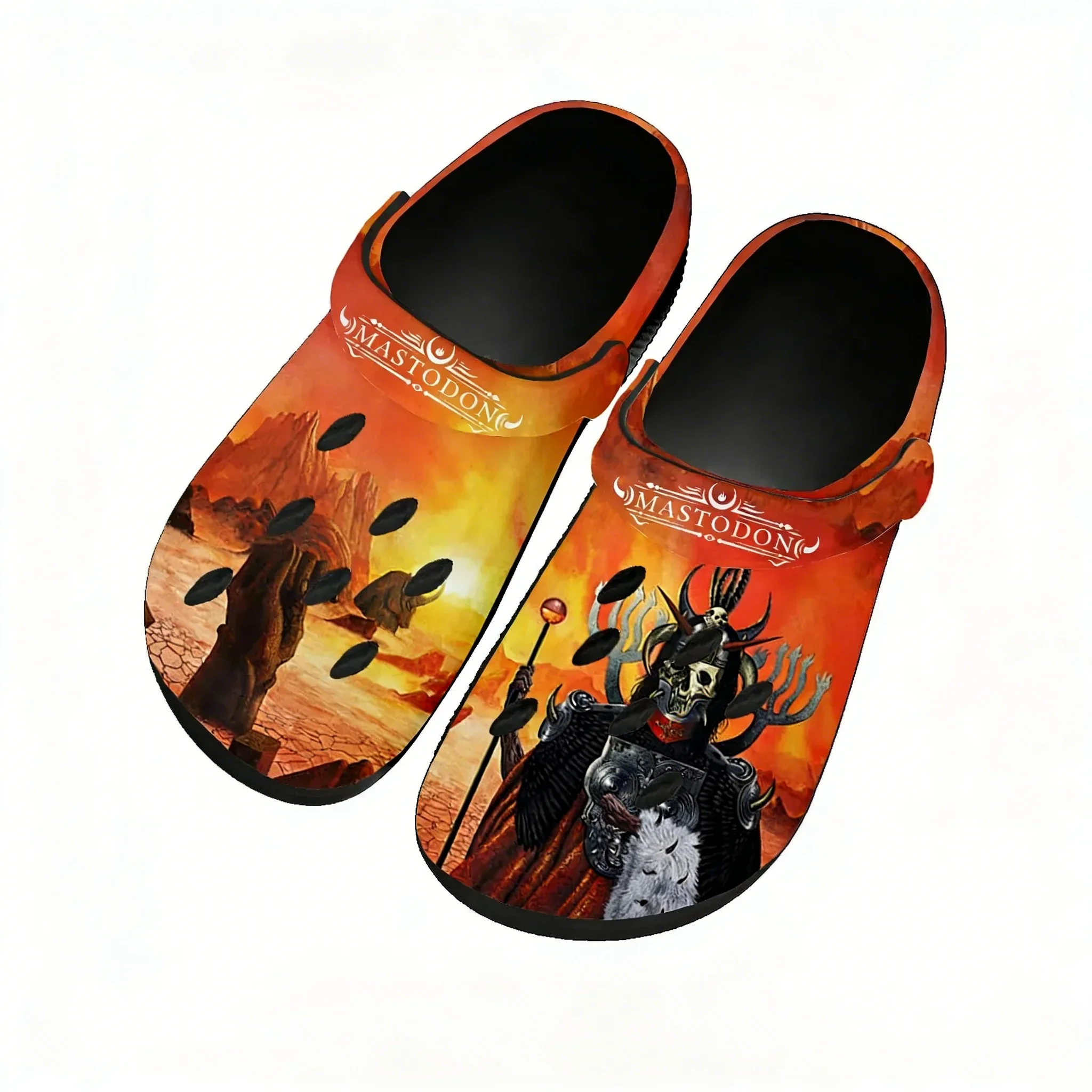 M-Mastodon B-Bands Water Shoes Men Women Comfortable Fashion Home Garden Clogs Customizd Sandals Beach Breathable Hole Slippers