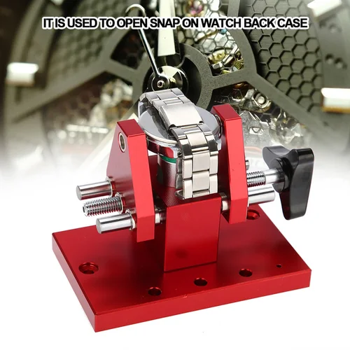 Imagen 2 del producto Removedor de cubierta de reloj, herramienta de reparación de relojero, abridor de cubierta trasera de reloj, removedor de banco de trabajo 07115 para relojero