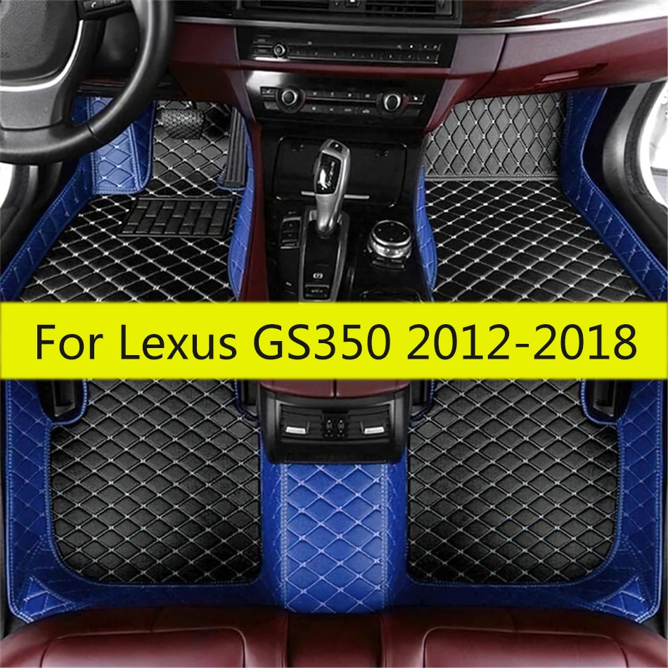 Carpets Leather Waterproof For Lexus GS GS350 2018 2017 2016 2015 2014 2013 2012 Car Floor Mats Accessories Interior Cover