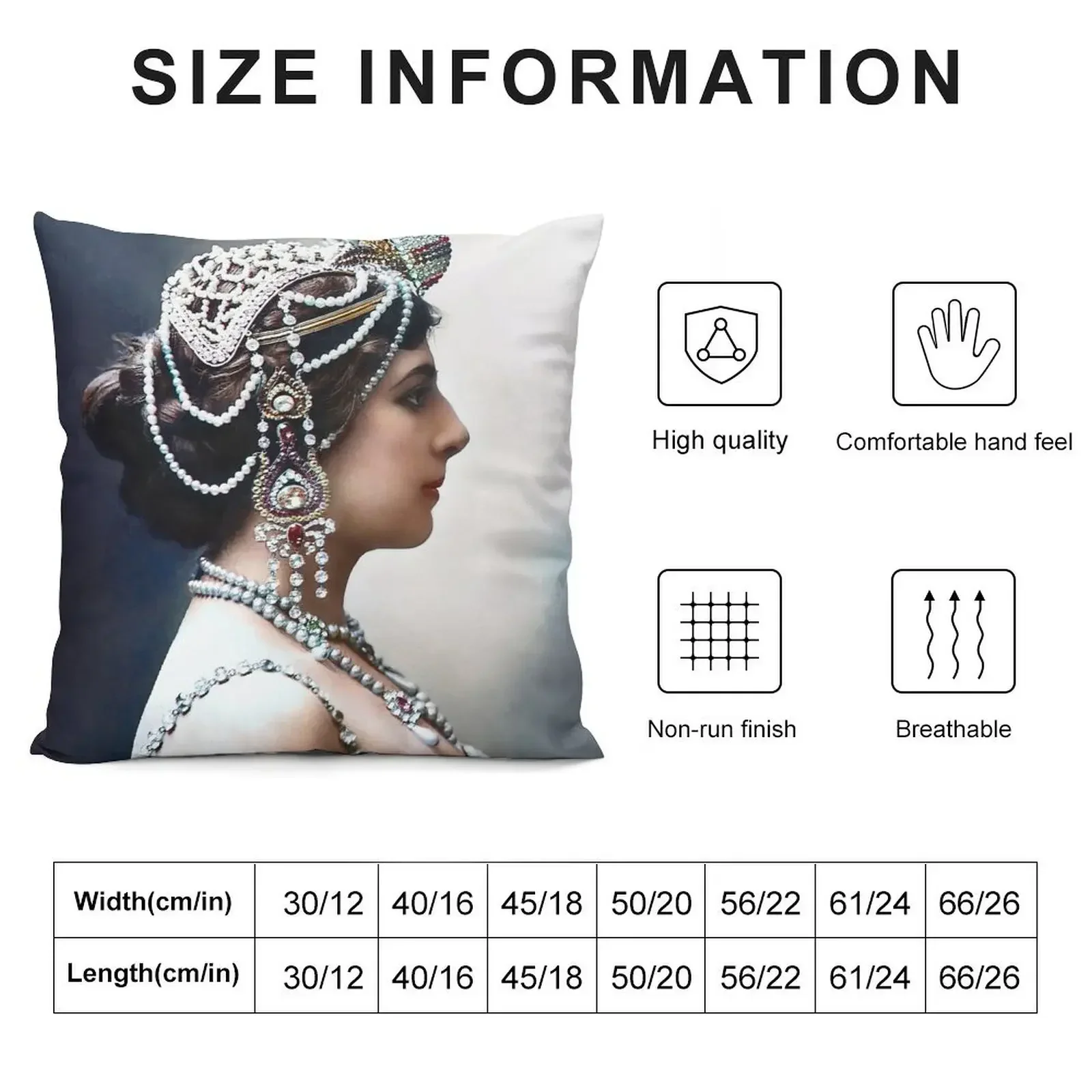 Mata Hari Throw Pillow autumn decoration Sofa Cushions Covers pillowcases for sofa cushions Pillowcase Cushion pillow