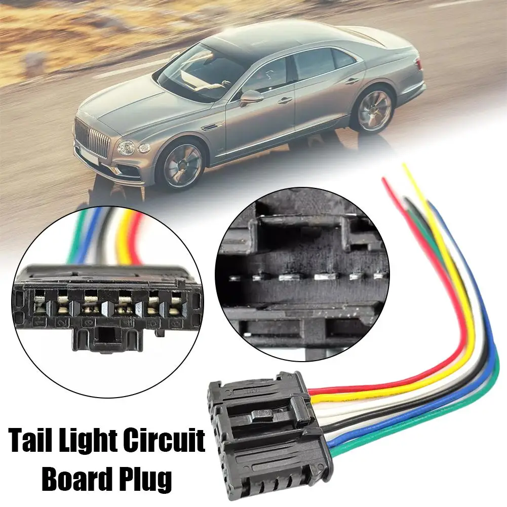 Untuk PEUGEOT 206 207 208 301 307 308 508 1007 2008 EXPERT 1606248780 Pigtail PARTNER Plug 6Pin Lampu Konektor Belakang Pra-kabel M9D4