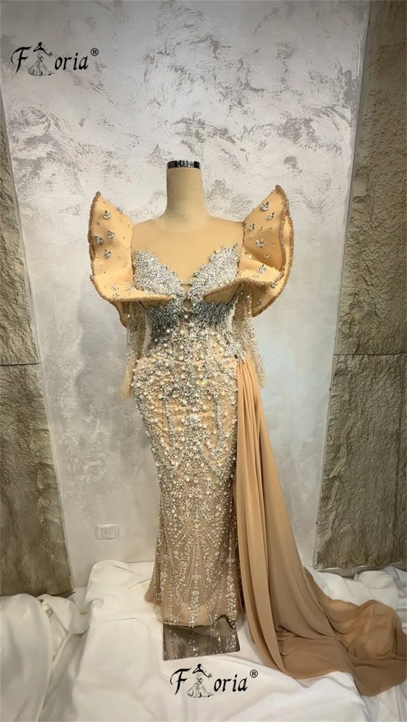 

Красное ковровое платье в Дубае, женское вечернее платье с русалкой, серебряный хрустальный жемчуг, свадебное вечернее платье, праздничные платья 2025, индивидуальные платья