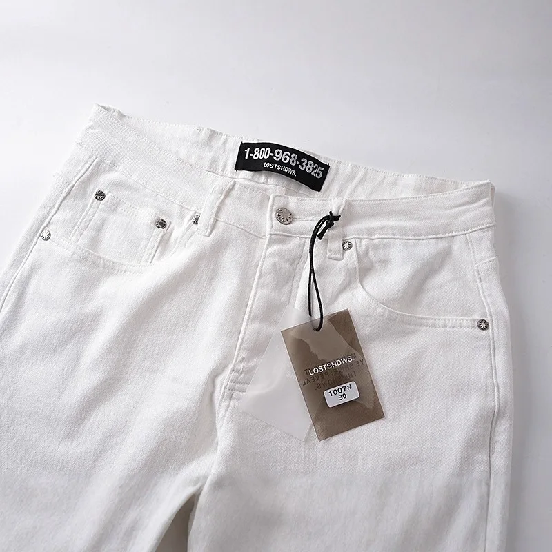 25fw Men Women Unisex Fashion Jeans LOSTSHDWS Jeans Micro Flare Jeans Emboridery Sunflower Denim Pants With Tags