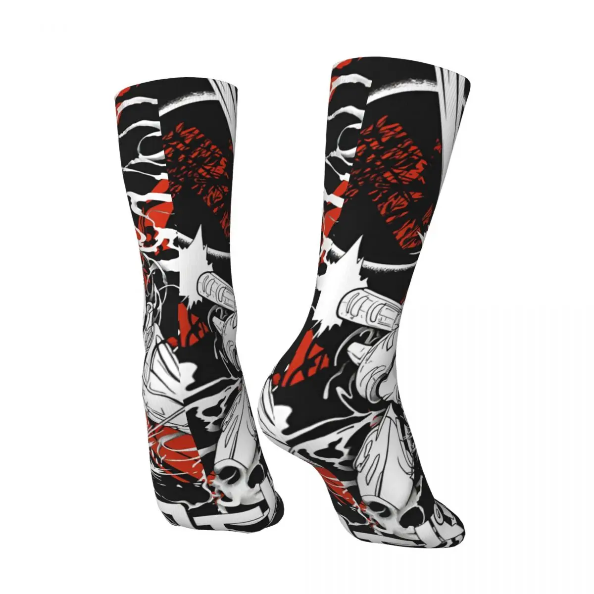 Crazy compression Metroid_1 Sock for Men Harajuku Quality Pattern Crew Sock Novelty