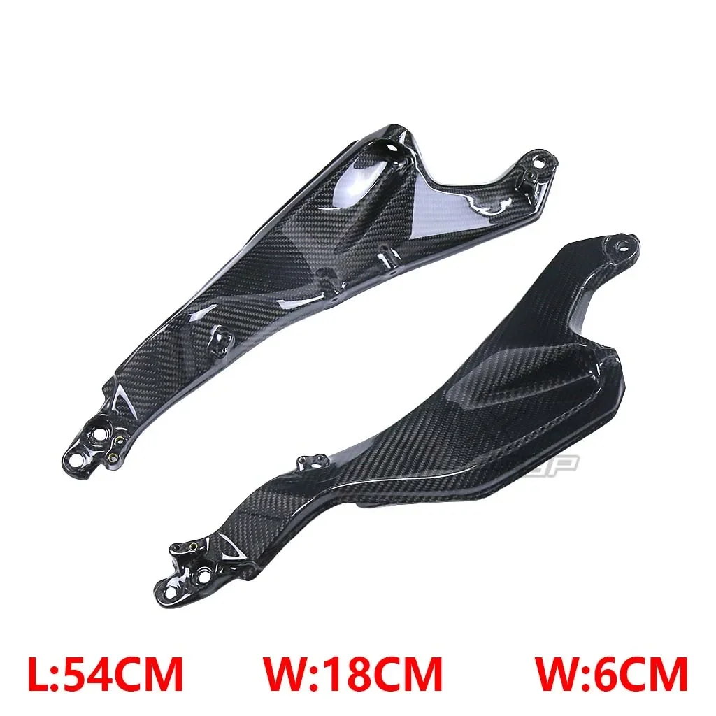 For KAWASAKI NINJA H2 H2R 2015-2023 2024 2025 Carbon Fiber Seat Side Panels Frame Covers Motorcycle Accessories Fairing Kits