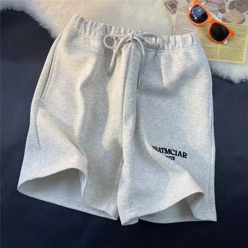 Summer New Leisure Fashion Sports Shorts Street Man Fashion Minimalist Sports Beach Pants Letter Embroidered Cotton Shorts