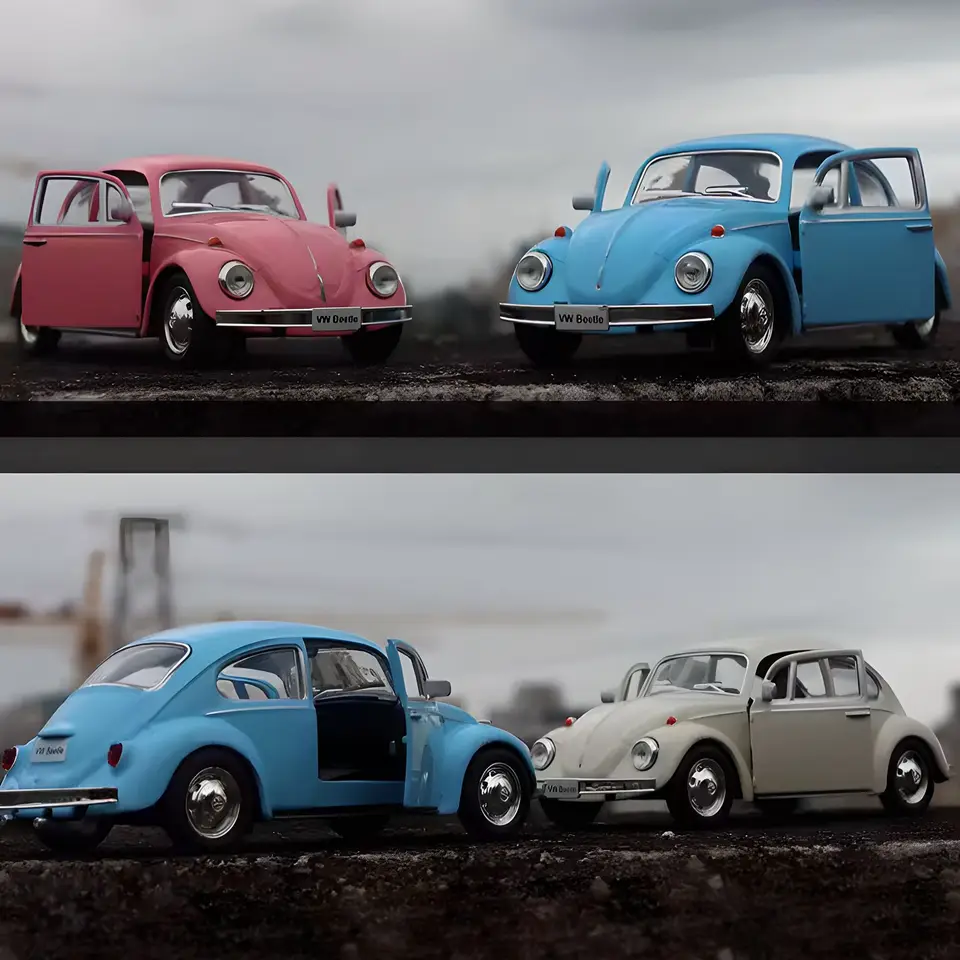 1/36 Volkswagen Classical Beetle Toy Car For Children RMZ CiTY