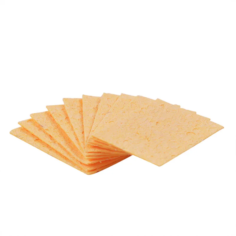 10/20/50pcs Soldering Iron Tips Cleaning Sponge Cleaner High Temperature Enduring Condense Sponge for Welding Tip Cleaining Tool
