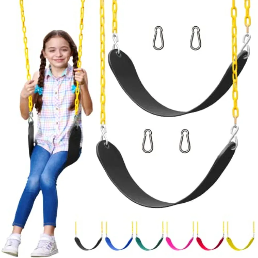 

Сменные сиденья для уличных качелей (комплект из 2 шт.) с усиленными цепями – аксессуары для уличных качелей и игровых площадок