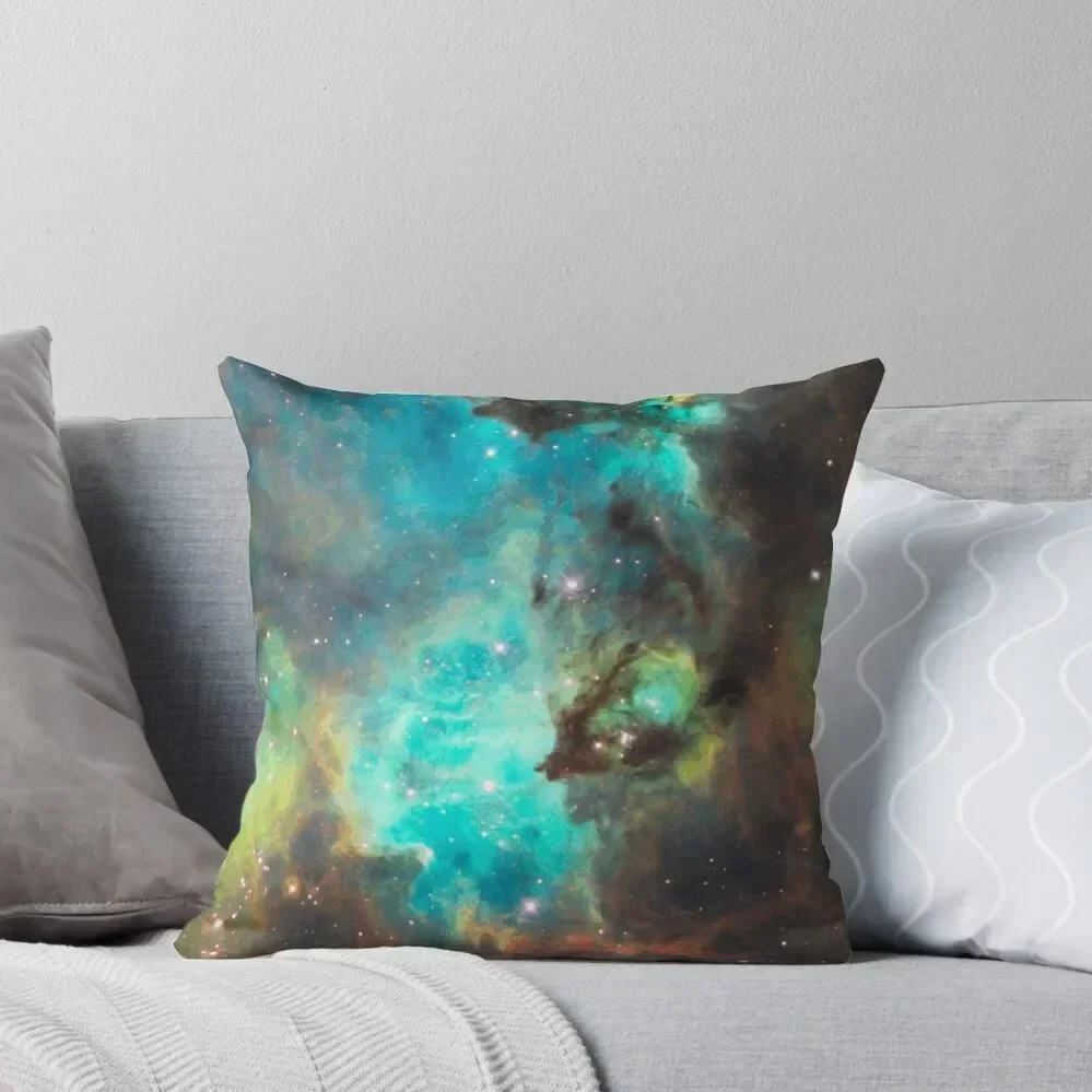 

Green Galaxy Throw Pillow christmas pillow case Christmas Covers For Cushions pillow