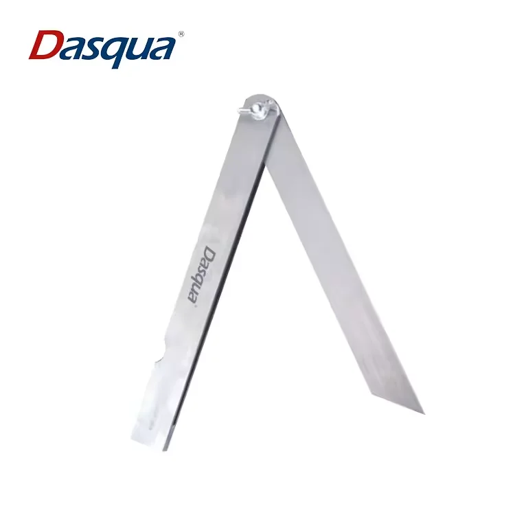 Dasqua Precision Ground Base Two Movable Blades Stainless Steel Measuring Bevel