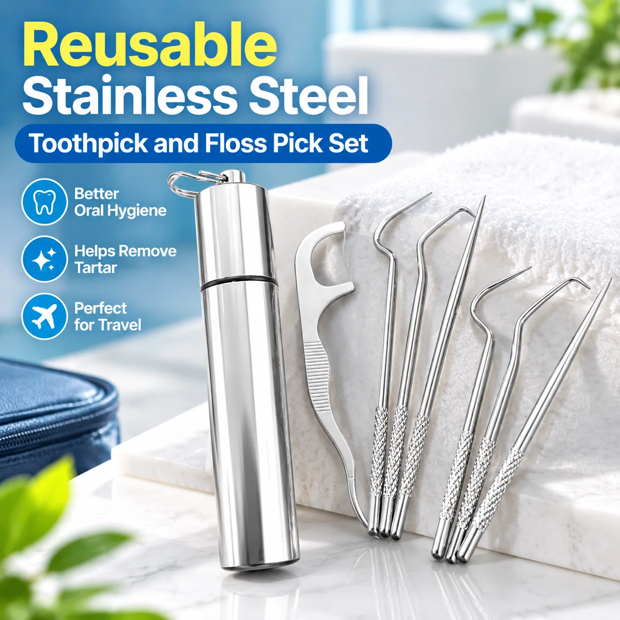 conjunto-de-palitos-de-dente-e-fio-dental-reutilizaveis-em-aco-inoxidavel-para-higiene-bucal-e-cuidados-com-o-tartaro-em-viagens