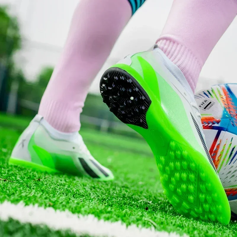 Original Men Soccer Shoes AG/TF Children Football Shoes Youth Football Boots Comfortable Athletic Training Cleat image 6