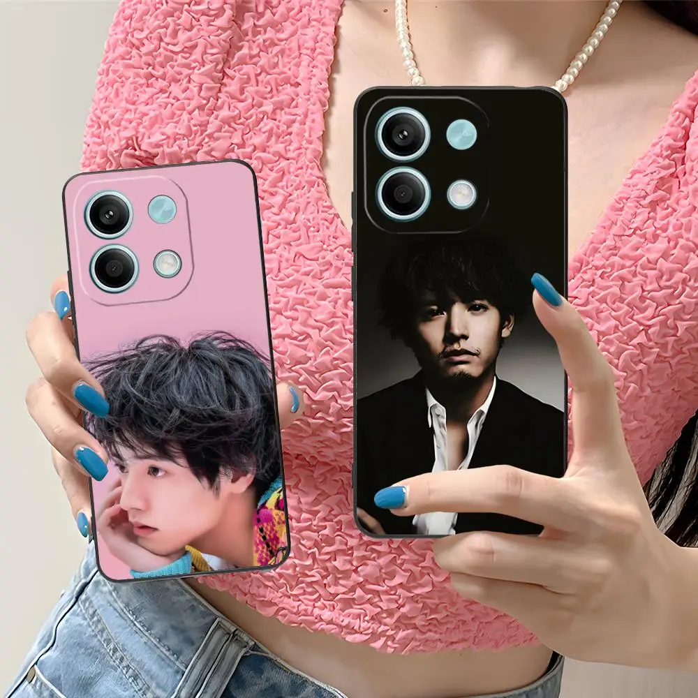 Akaso Eiji حافظة هاتف محمول لهاتف Xiaomi Redmi Note 14 13 12 11 S Pro Plus 4G 5G غطاء طباعة ملون غطاء فاخر جميل #5