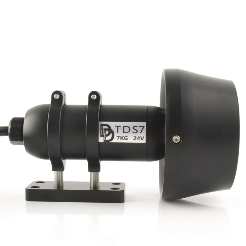 

TDS7 24VDC 7.5kgf Thrust Brushless Motor 350W 200m Depth IP68 316L Stainless Steel Underwater Thruster