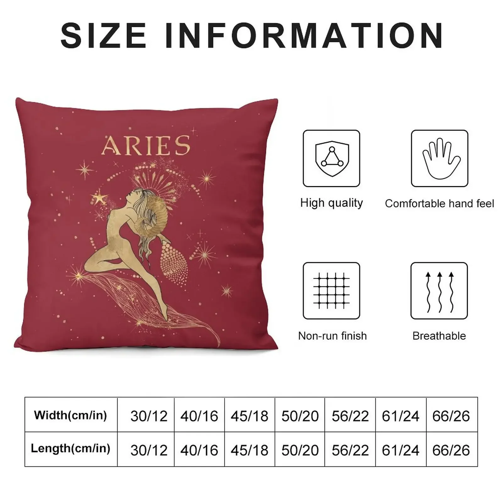 Aries zodiac woman Throw Pillow Ornamental Pillow Sitting Cushion ornamental pillows Plaid Sofa pillow