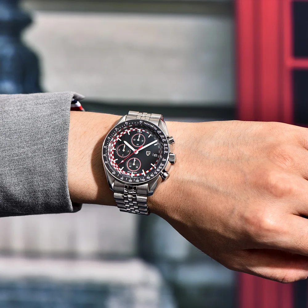 Pagani design 2025 ultimo orologio da uomo al quarzo di moda zaffiro di alta qualità VK67 cronografo di lusso da uomo sportivo in acciaio inossidabile