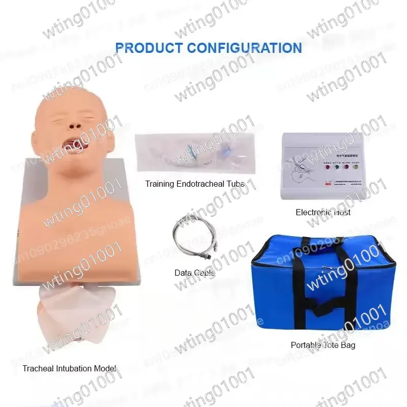 for Electronic Human Tracheal Intubation Model 110-220V Oral Nasopharyngeal Adult Airway Emergency Medical Nurse Training