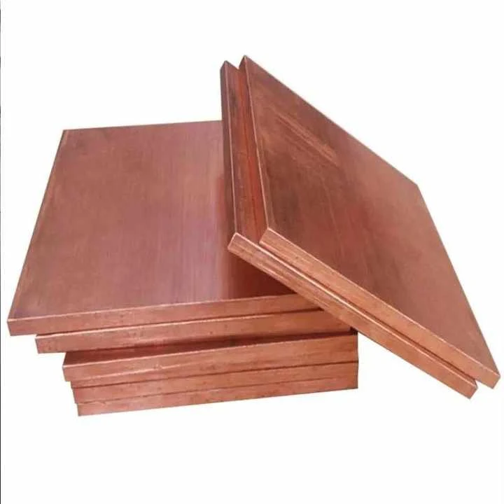 1mm 2mm 3mm 4mm 5mm 99.9% Copper Plate Pure Copper Cu Metal 100*100mm