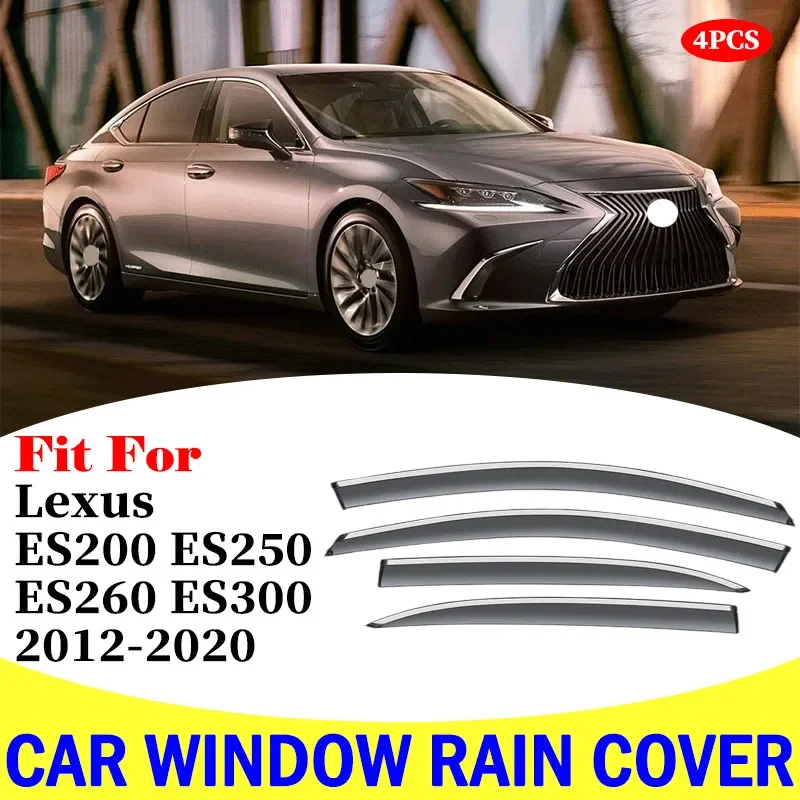 

FOR Lexus ES ES200 ES250 ES260 ES300 window visor car rain shield deflectors awning trim cover exterior car-styling accessories