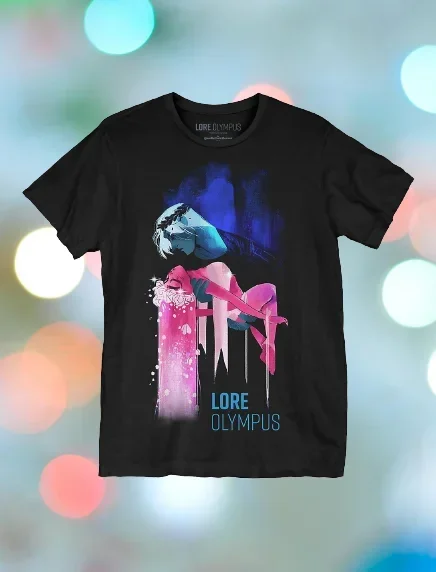 AOL Lore Olympus Hades & Persephone Boyfriend Fit Girls T-Shirt