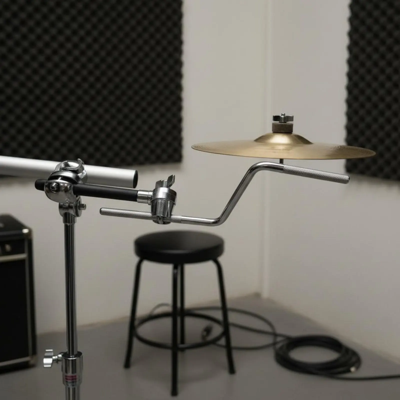 

Drum Extension Clamp Easy Installation Cymbal Stand Extension Extension Percussion Adapter Clamp Safeguarding Felt Washers