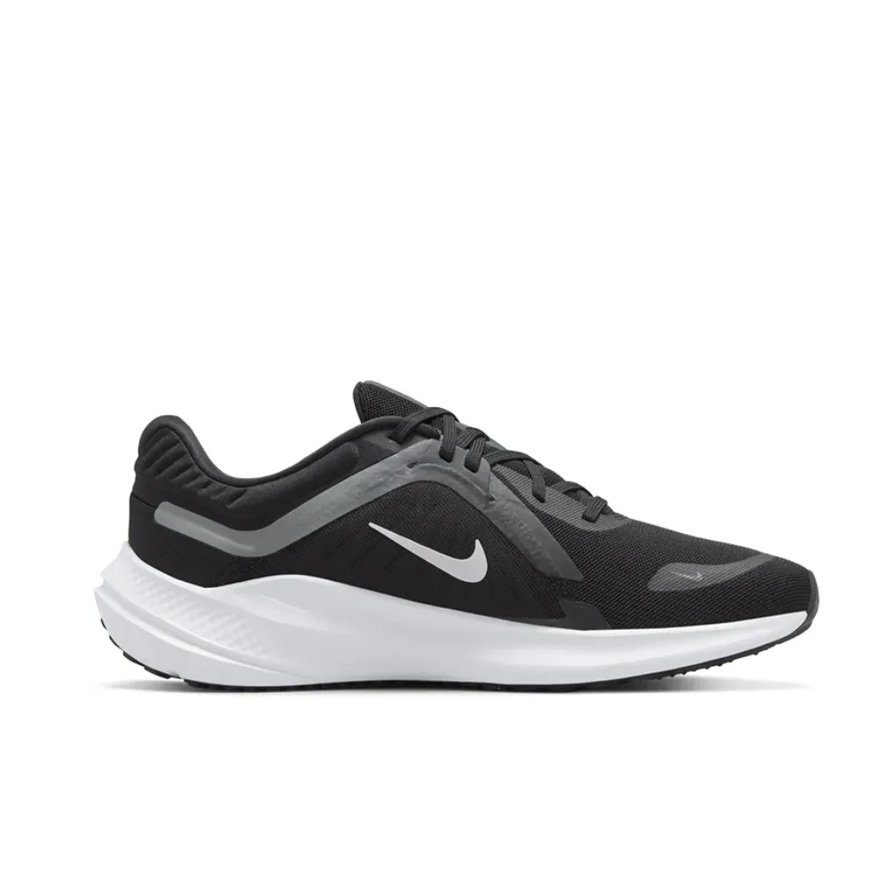 Nike Quest 4-niedrige Herren- und Damen-Sneaker, dämpfende und verschleißfeste Sneakers, modische und atmungsaktive Laufschuhe, Weiß