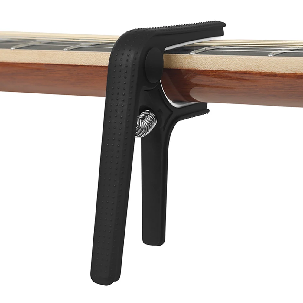 

Guitar Capo Acoustic Electric Classical Guitars Ukuleles Black Anti Slip Quick Release Capo For Guitar Tuning Clip
