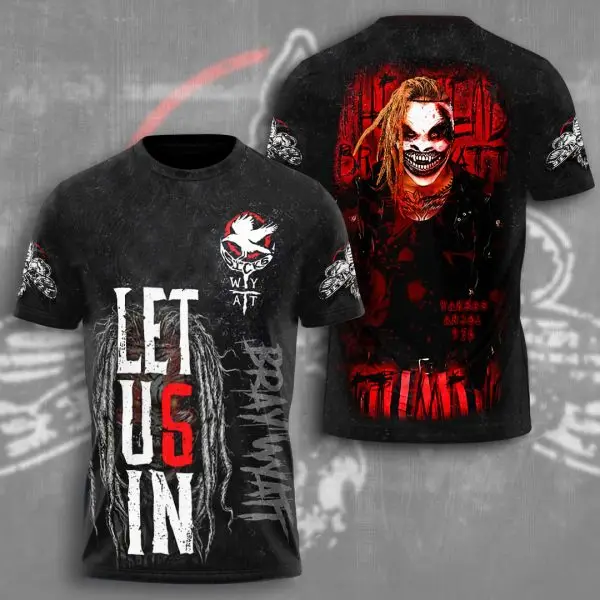 2026 New Best‑Seller‑Trending‑Wrestling‑Punk‑Style‑3D‑Print‑Casual‑Short‑Sleeve‑T‑Shirt
