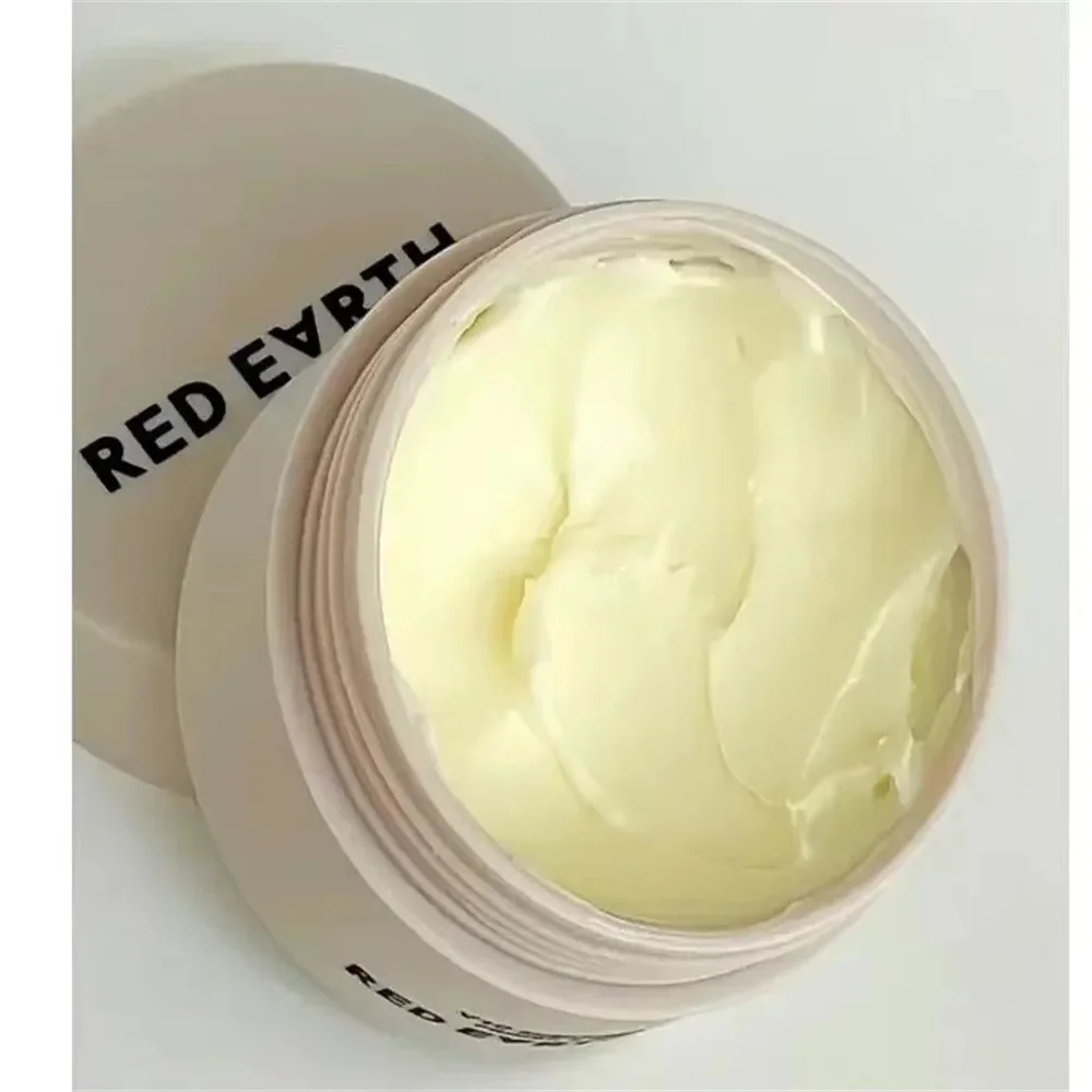 50g tierra roja Base facial energizada Primer crema facial naranja preparación de maquillaje Invisible poros hidratante suavizan