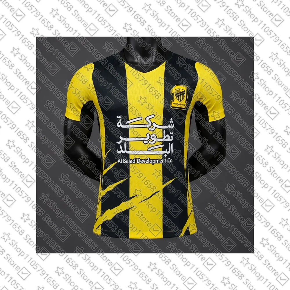 2026/27 Autumn Sports Dry Quickly Casual Men's T-Shirt Family's Clothing Al-Ittihad FC Match Training Football Home Away Jersey
