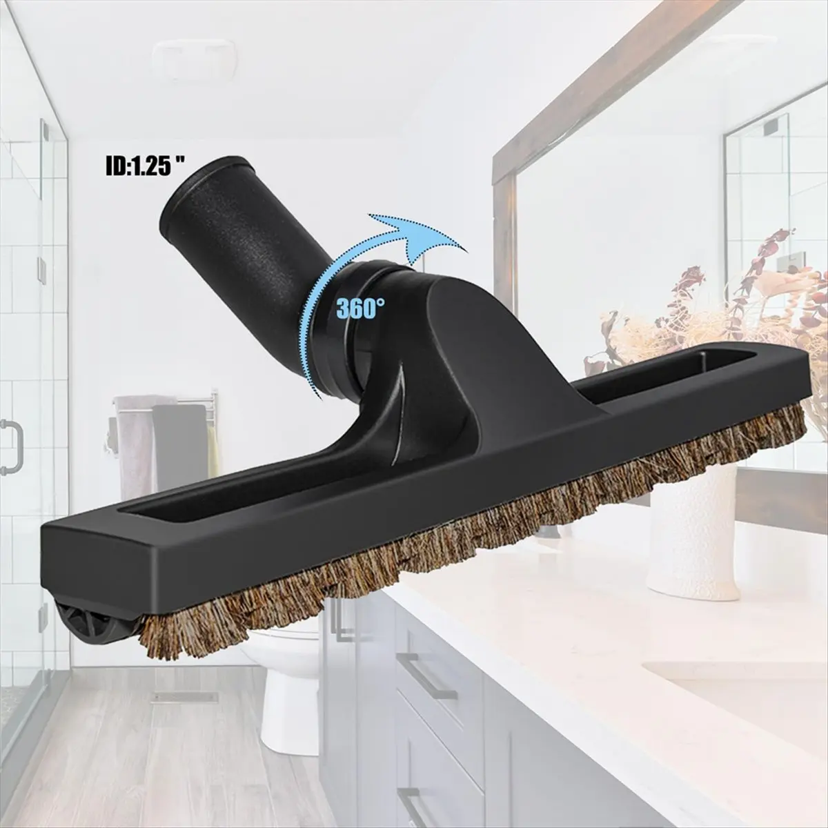 2026 Trend Universal Vacuum Attachments Kit Accessories - Includes Horse Hair Vacuum Brush, Hose Adapters for 2 1/2in to 1 1/4in