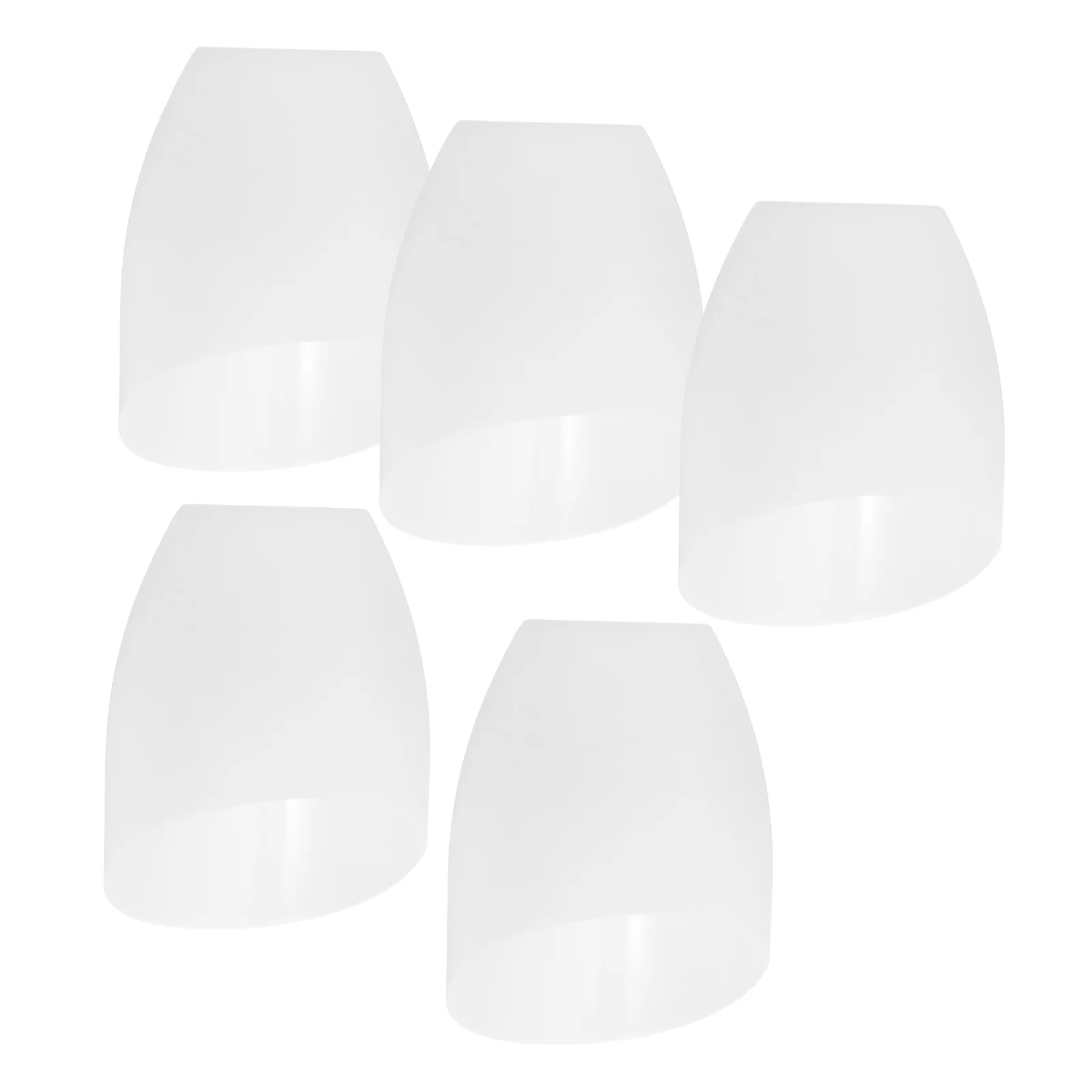 

5pcs Horseshoe Cover Plastic Lamp Shade Durable Replacement For Table Desk Floor Wall Hanging Lamp Bedroom Living Room