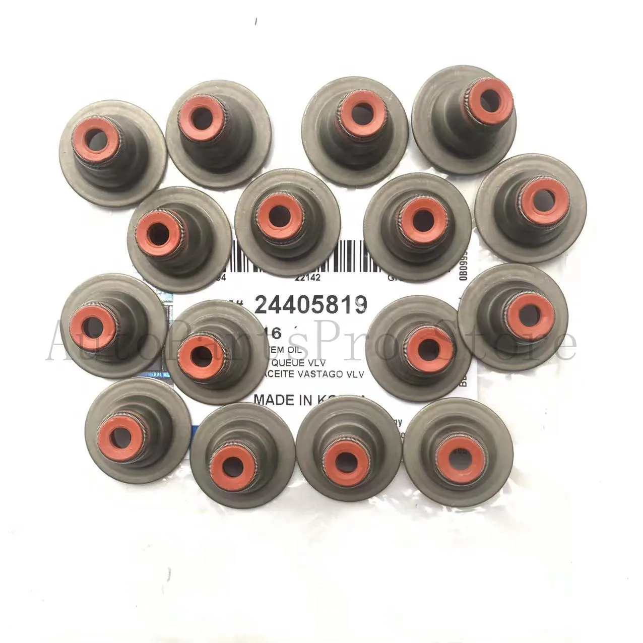 16PCS/Set Engine Seal Valve Stem # 24405819 24409815 For Chevrolet Aveo Sonic Cruze 1.6 1.8L Opel Vauxhall Astra Pontiac G3