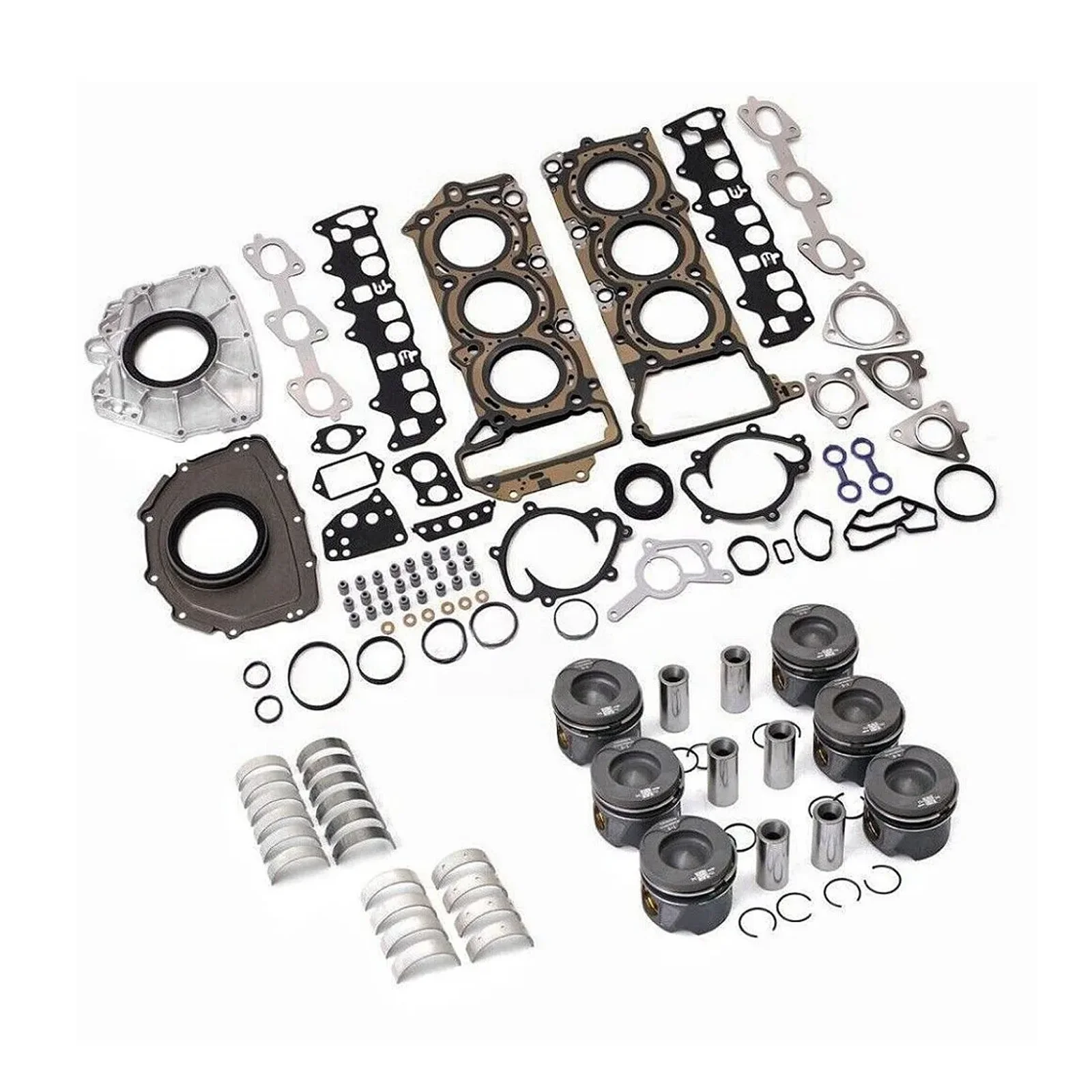 

Engine Full Gasket Set Pistons Bearing Shell Kit Fit 3.0L For Mercedes-Benz 3.0L V6 Diesel DOHC 2011-2018 OEM 6420301918