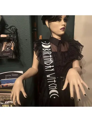 Doğum günü Cadı Moons Kanat Coven Kanat Gotik Doğum Günü Partisi Hediye Kanat Cadılar Bayramı Partisi Dekoru Malzemeleri Fotoğraf Prop Büyücülük