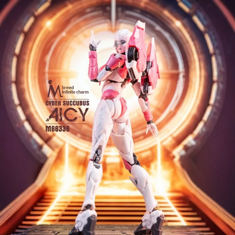 M66336 Meili Infinite Arcee CYBER SUCCUBUS AICY KO 버전 조립 메카 로봇 변환 액션 피규어 세트 크리스마스 장난감