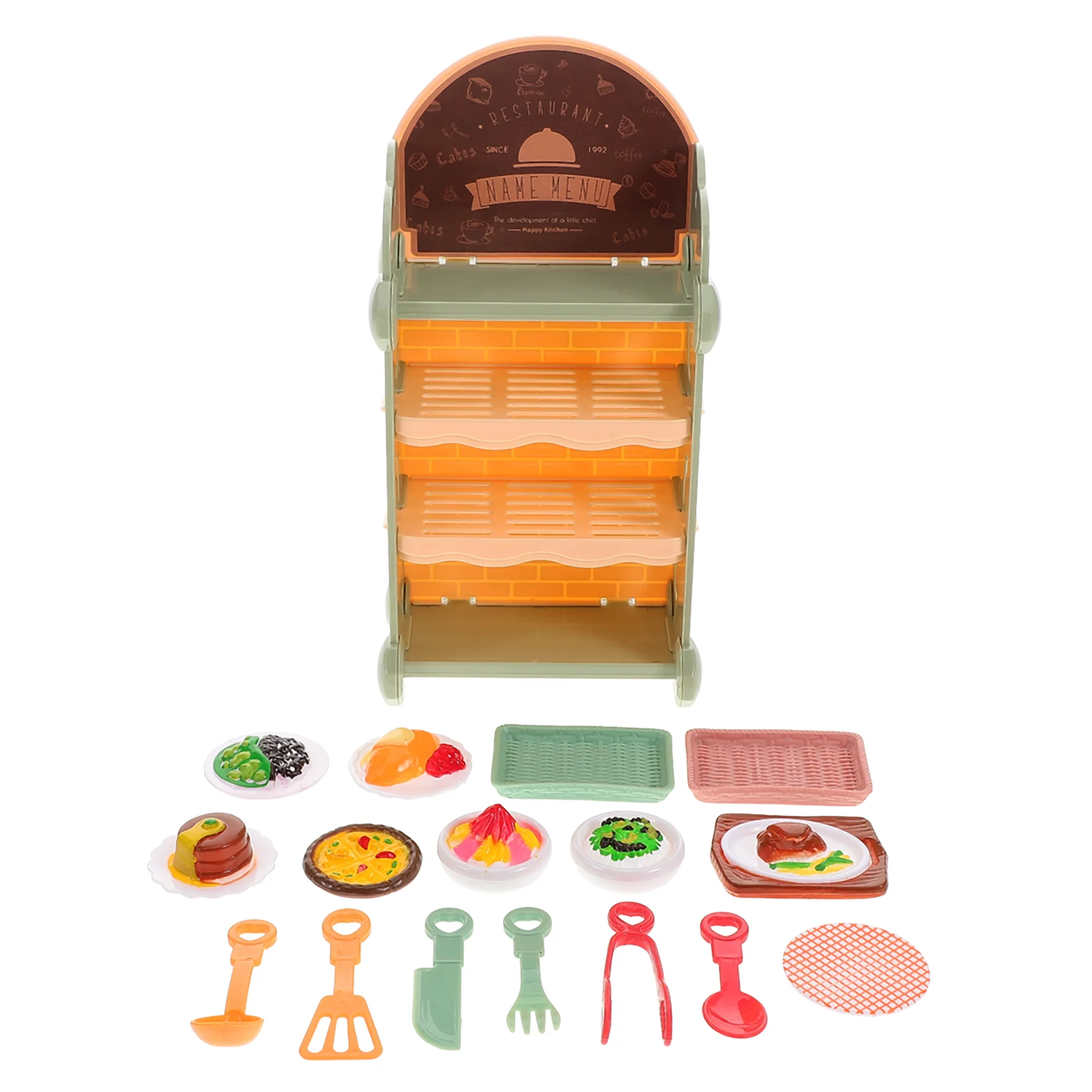 Simulation Food Toy Dollhouse Supermarket Playset for Kids Miniature Accessories