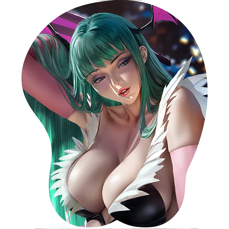 Two-Dimension Soft Wrist Guard 3D Gaming Mouse Pad Sexy Beauty Breast Large Boobs Relax Hand Rest Wrist Care Wrister Mousepad