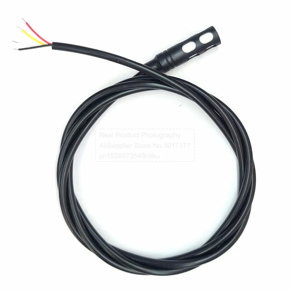 Temperature and Humidity Sensor Probe Cable SHT20 SHT30 SHT40 SHTC3 Digital Temperature Sensor 1M Length I2C Interface 3.0MM