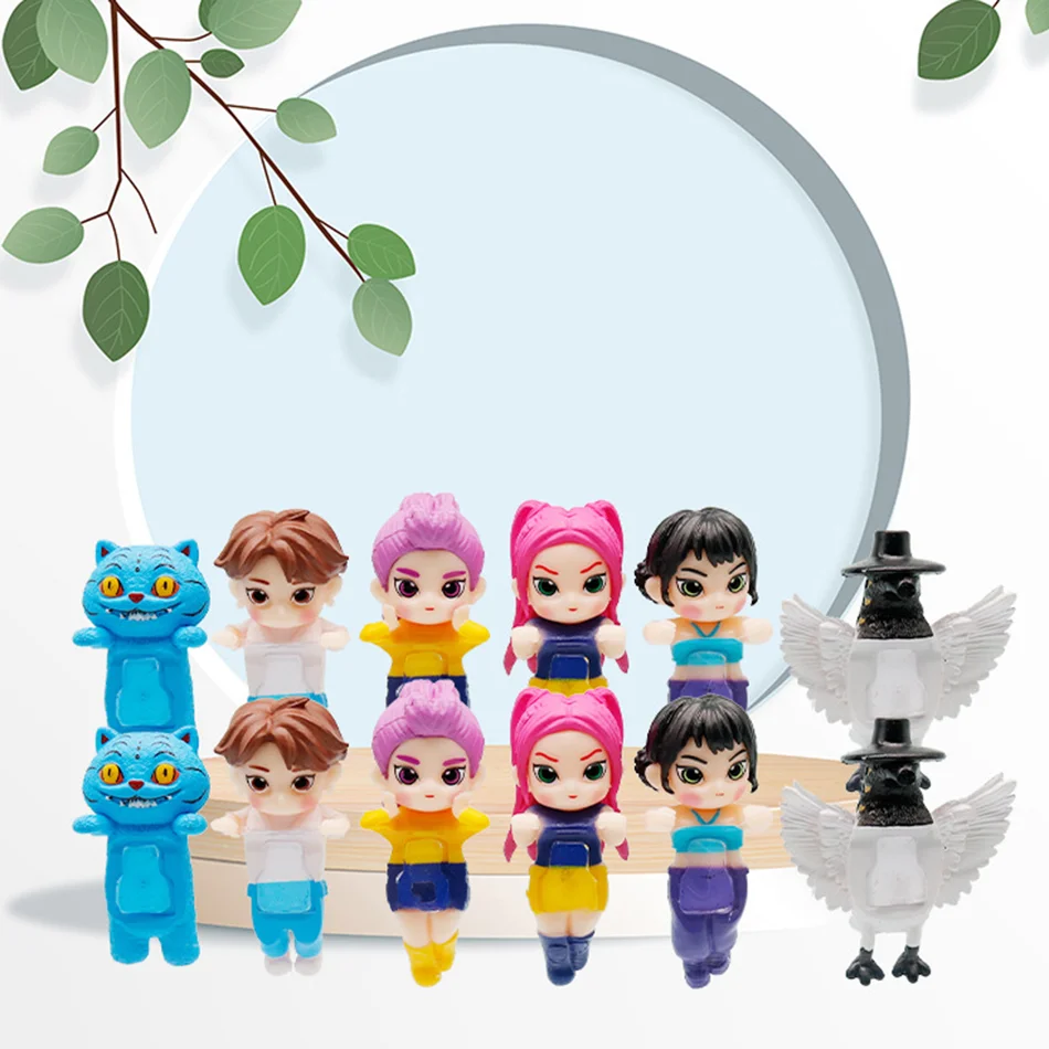 Nueva figura de cazadores de demonios Kpop, caja ciega, figura de cazadores de demonios, juguete Huntrix, Derpys Tiger Rumi Mira Zoey Sussy, adorno