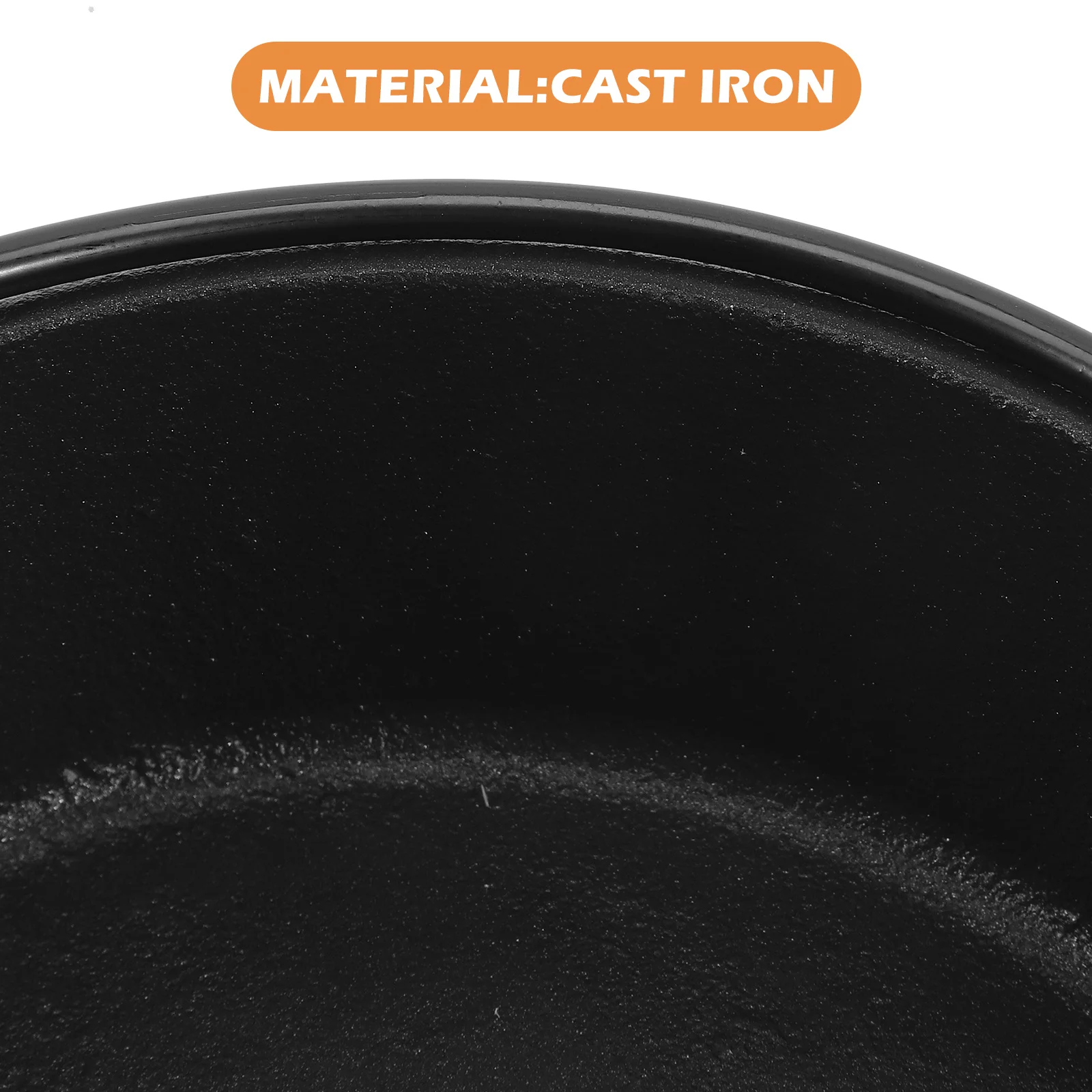 

1Set Cast Iron Sukiyaki Pot Thick Material Multi Use Stew Fry Pan Household Kitchen Cooking Pot Hanging Handle