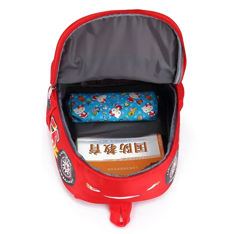 Disney Cars Cosplay Lightning McQueen 3D Mini Backpacks Children\'s Cartoon Stereo School Bag Fashion Kawaii Bags Kids Toys Gifts