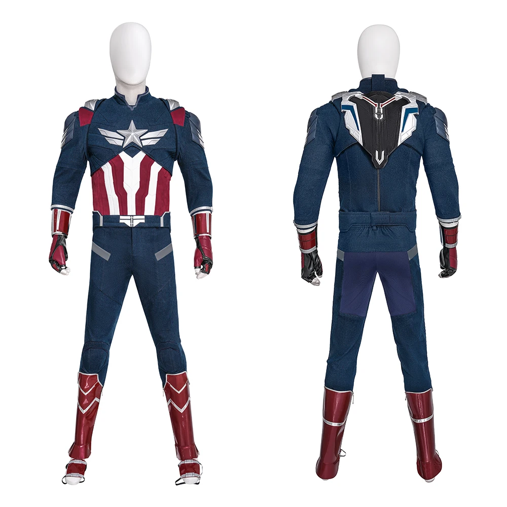 Falcon Sam Wilson Cosplay Costume Superhero Captain Armor Suit Men Winter Soldier Halloween Carnival Party Roleplay Outfits