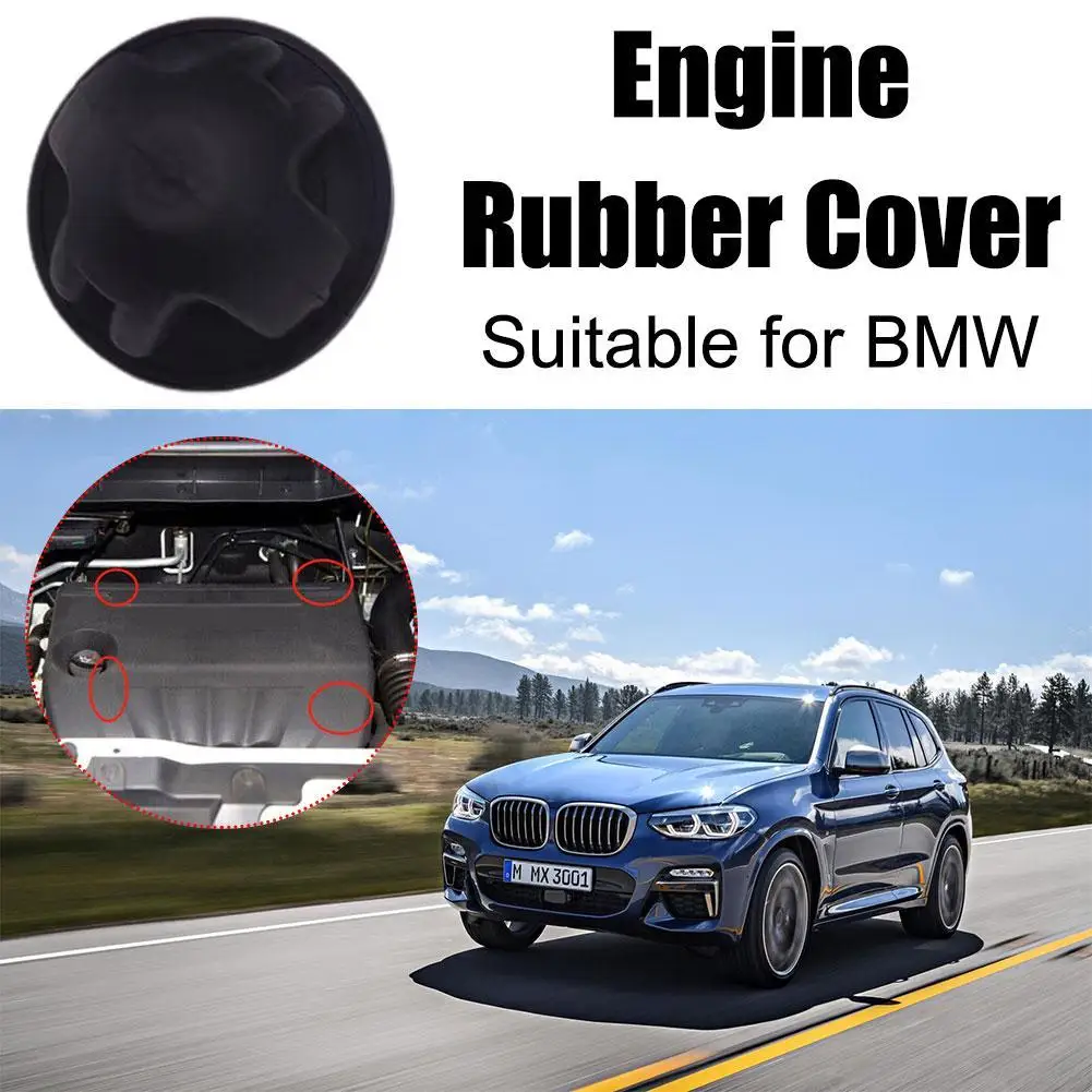 

1 шт., накладка на крышку двигателя, резиновое крепление для капота двигателя BMW, блок предотвращения столкновений, резиновая противоударная панель двигателя