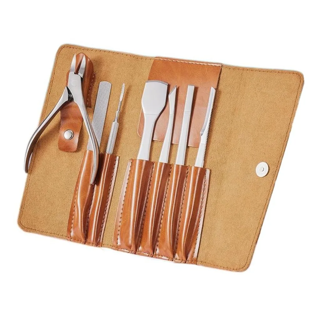 

Ingrown Toenail Removal Kit Pedicure Set, 7 PCS Pedicure Knife Set Kit Foot Care Stainless Steel Nail Cleaner Pedicure Tools,Pro
